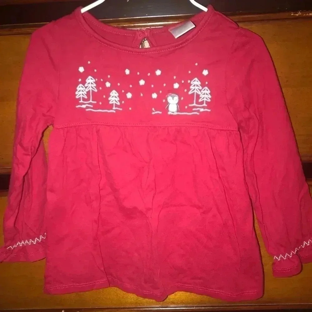 GYMBOREE HOLIDAY TOP SIZE 2T